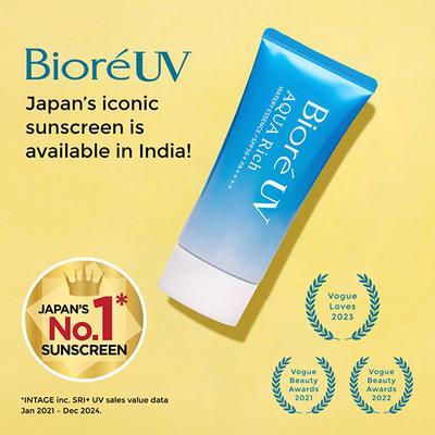 Biore Uv Aqua Rich Watery Essence Sunscreen Spf 50+ Pa++++ 50 gm - Face Sunscreen