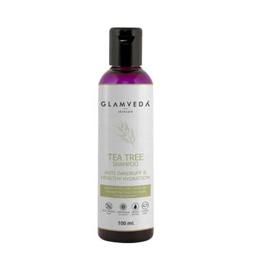 Glamveda Anti Dandruff and Healthy Hydration Tea Tree Shampoo 100 ml - Shampoos