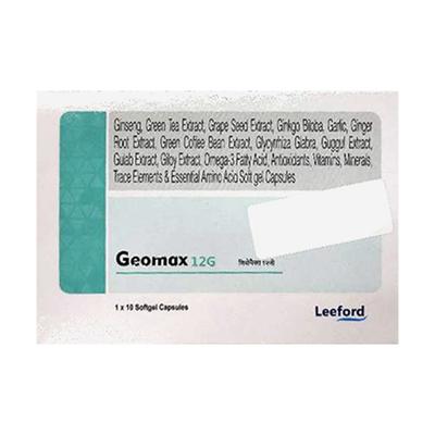 GEOMAX 12 G Capsule 10's - Supplements-Vam
