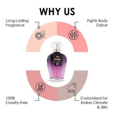 JD COLLECTIONS Mon Delight Pour Femme Perfume for Women 100 ml - Women Perfumes (Edt/Edp)