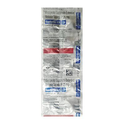 GUDPRES ER 25 Tablet 10's - Hypertension-Bet