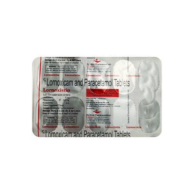 LORNOXISTIN Tablet 10's - Pain relief-Ano