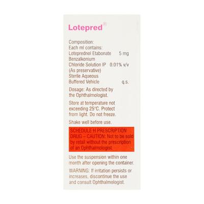 Lotepred 0.5% Eye Drops 5ml - Eye conditions-Eye