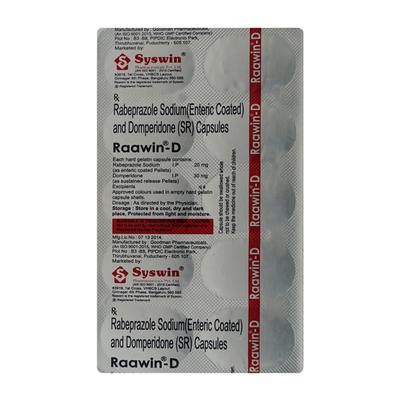 RAAWIN D Capsule 10's - Ulcer/Reflux/Flatulence-Aaa