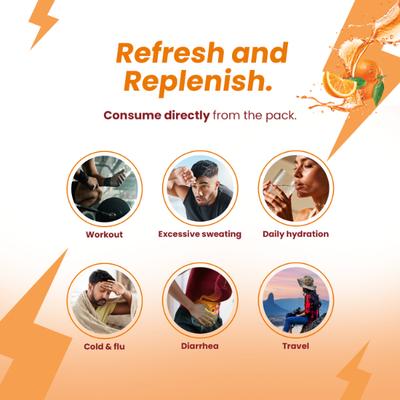 Revital Recharge ORS - Orange Flavour 200 ml - Multi-Vitamins