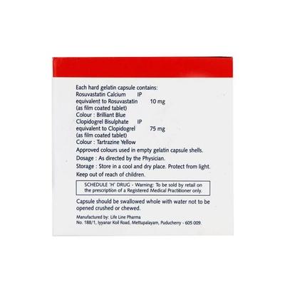 Rosbest C 10mg Capsule 10'S - High Cholesterol-Dys