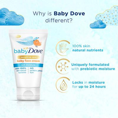 Baby Dove Rich Moisture Face Cream 100 gm - Creams, Lotions & Oils