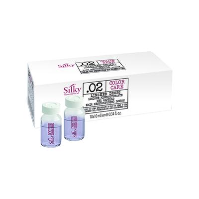 Silky Technobasics .02 Color Care Linseed Drops (10ml/10Pcs) 10's - Hair Treatment