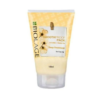 Biolage SMOOTHPROOF Deep Treatment Pack for Frizzy Hair (Vegan & Paraben Free) 100 ml - Conditioners