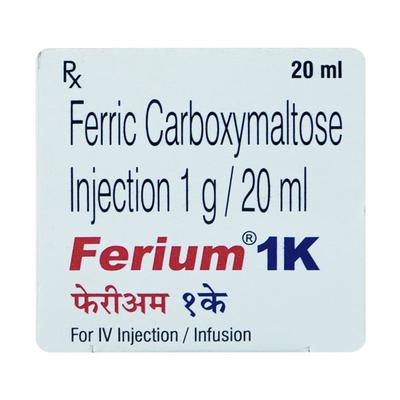 FERIUM 1k Injection 20ml - Iron Supplement/Anaemia-Vma