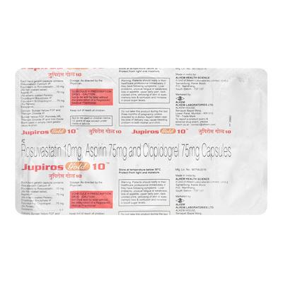 Jupiros Gold 10mg Capsule 10'S - Blood Clot-Ant