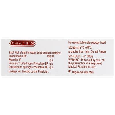 Ovitrop HP 150IU Injection 1's - Hormonal Therapy-Tro