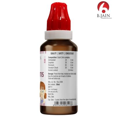 Bjain Omeo Dermatiis Drops 30 ml - Homeopathic Drops