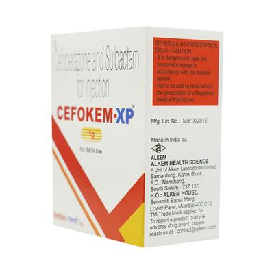 Cefokem XP 1gm Injection 1's - Bacterial Infections-Cep