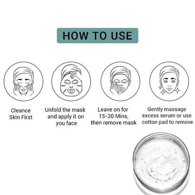 Mancode 5% Niacinamide Facial Sheet Mask for All Skin Types 25 ml - Face Mask