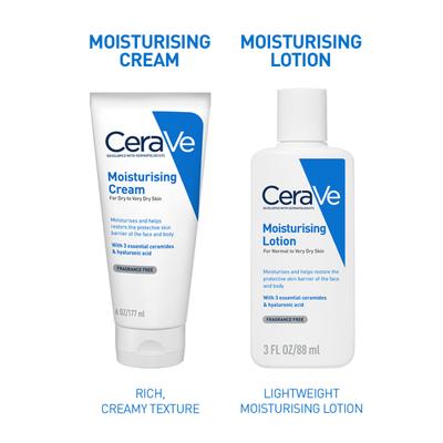 CeraVe Moisturising Cream For Dry To Very Dry Skin 177 ml - Lotions & Creams