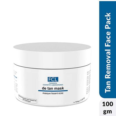 Fixderma Cosmetic Laboratories (FCL) De Tan Face mask 100 gm - Masks & Peels