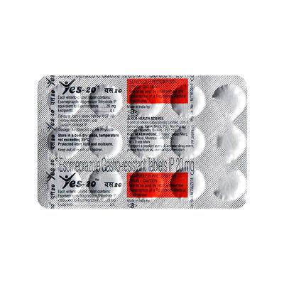 YES 20 Tablet 15's - Ulcer/Reflux/Flatulence-Aaa