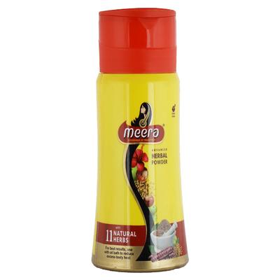 Meera Advanced Herbal Powder 120 gm (Pet Jar) - Dry Shampoos & Conditioners