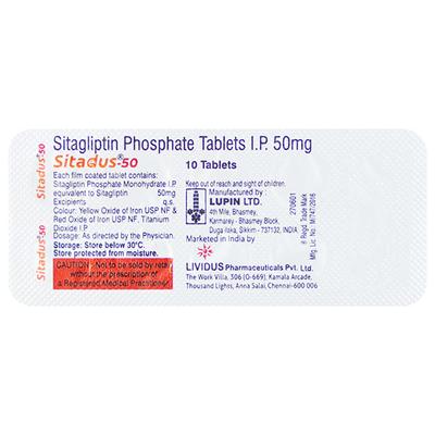 SITADUS 50 Tablet 10's - Diabetes-Ant