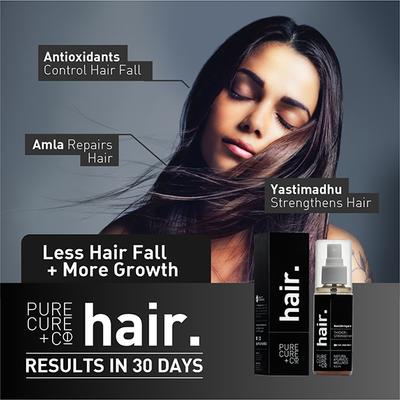 Pure Cure + Co. Hair Neelibringadi Oil - Thicker + Stronger Hair 100 ml - Hair Oils