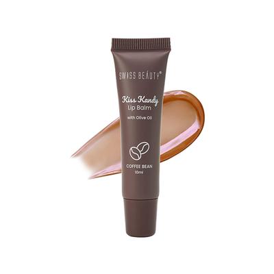 Swiss Beauty Kiss Kandy Lip Balm With Olive Oil, Shade - Coffee Bean 10 ml - Lip Balms