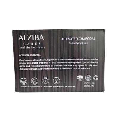 Alziba Cares Soap - Activated Charcoal 100 g - Soaps