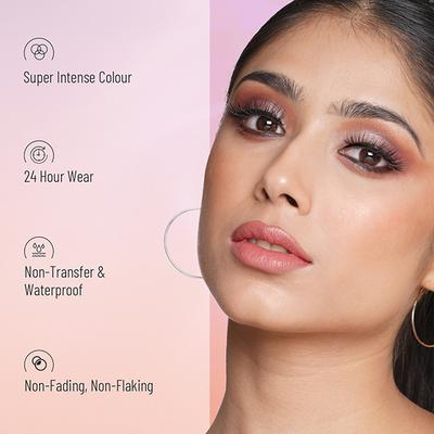 Swiss Beauty Intensegel Kajal Eyeliner, Eye Makeup, Electric-Pink 1.2 gm - Kajal & Kohls