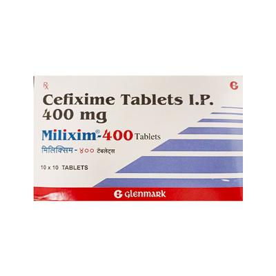 Milixim 400mg Tablet 10'S - Bacterial Infections-Cep