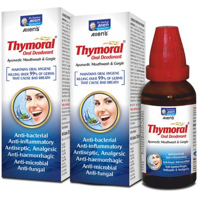 Allen Thymoral Oral Deodorant 30 ml (Pack Of 2) 1's - Personal Care (Ayush)
