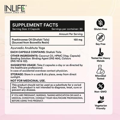 INLIFE Natural Frankincense Oil Veg Capsules 60's - Multi-Vitamins