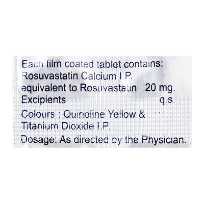 Roliptin 20mg Tablet 10'S - High Cholesterol-Dys