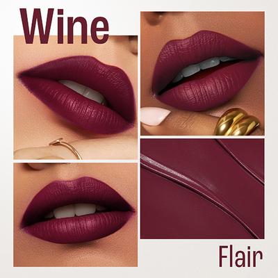 Lakme Unreal 3D Slim Bullet, Matte Finish, Wine Flair, 3.6gm - Lipsticks