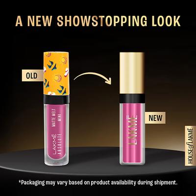 Lakme Beyond Matte Lip Liquid, Nomad Pink, 2.4 ml - Liquid Lipsticks