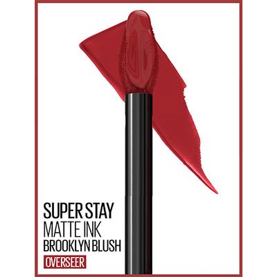 Maybelline Super Stay Matte Ink Brooklyn Blush - Overseer, Liquid Lipstick, Matte Lipstick 5 gm - Lipsticks