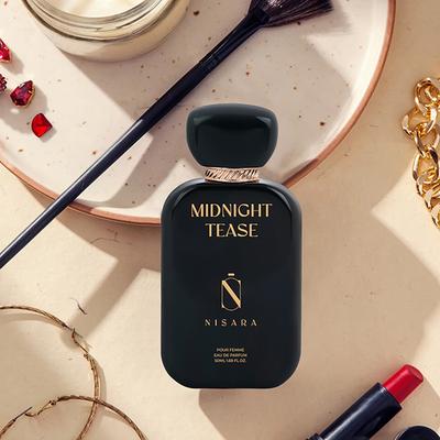 Nisara Midnight Tease Perfume Long Lasting Fragrance Floral Woody Musky Eau De Parfum For Women 50 ml - Women Perfumes (Edt/Edp)