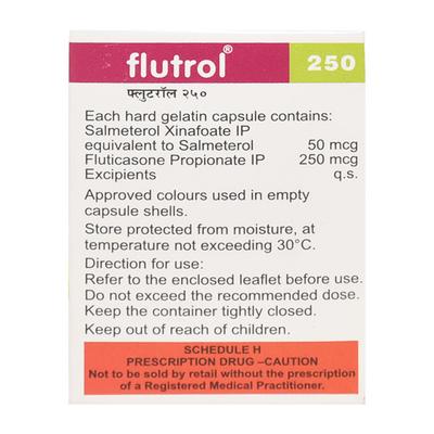 Flutrol 250 Capsule 30'S - Asthma/COPD-Ast