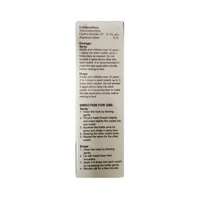Xyloson Adult Nasal Drops 10ml - Nasal Congestion-Nas