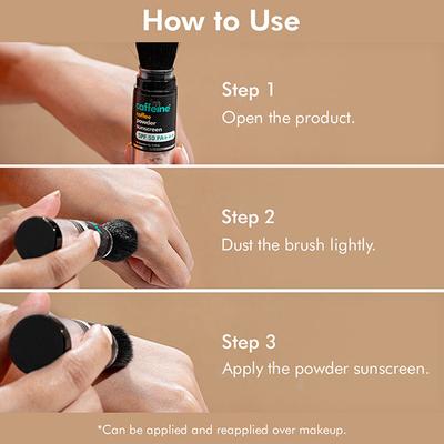 mCaffeine SPF 50 PA+++ Coffee Powder Sunscreen - 100% Mineral, Matte Sunscreen with No White Cast 4 gm - Face Sunscreen
