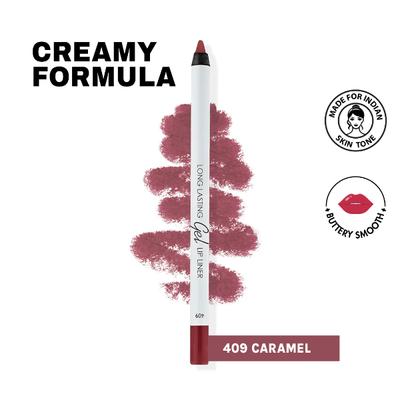 Lamel Long Lasting Gel Lip Liner 409-Caramel 1.7 gm - Lip Liners