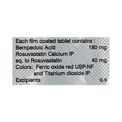 ZYROVA B 40 Tablet 10's - High Cholesterol-Dys