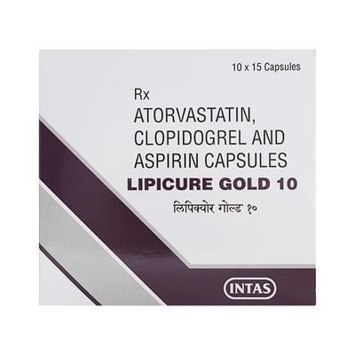 LIPICURE GOLD 10mg Capsule 15's - Blood Clot-Ant
