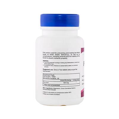 Healthvit Folic Acid 400mcg- Tablets 60's - General Health
