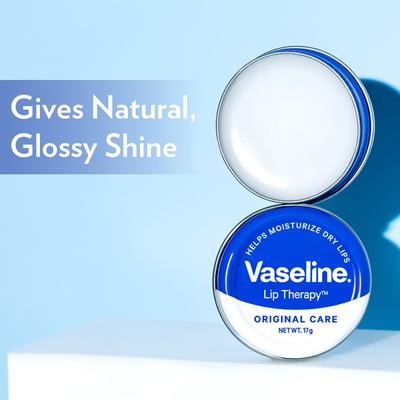 Vaseline Lip therapy Tins Original Care 17gm - Lip Scrubs