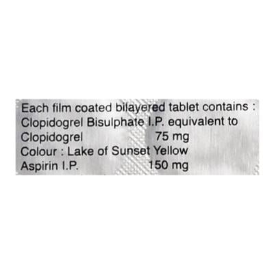 Deplatt A 150mg Tablet 15'S - Blood Clot-Ant