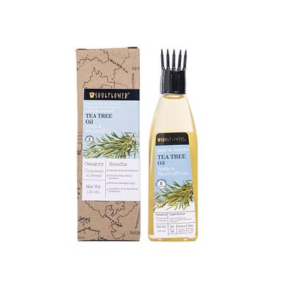 Soulflower Tea Tree Scalp and Dandruff Care Vitamin E Oil 120 ml - Hair Oils