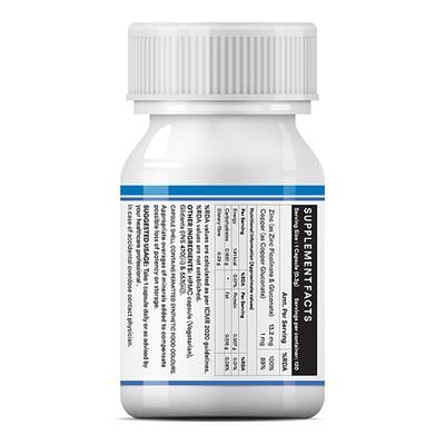 INLIFE Chelated Zinc Complex Veg Capsules 120's - Calcium And Minerals