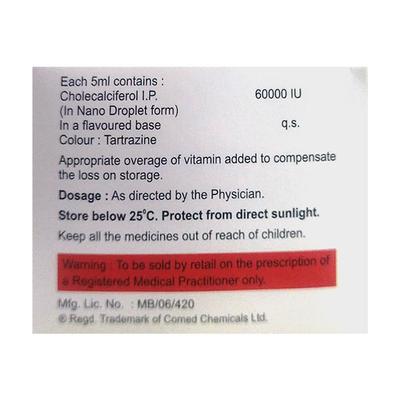 COM D3 Nano Shot Sugar Free Oral Solution 5ml - Supplements-Vit