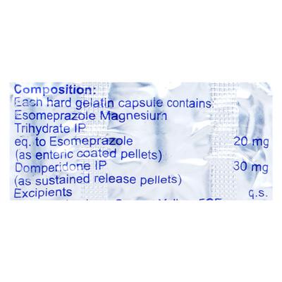 ESOZ D 20 Capsule 15's - Ulcer/Reflux/Flatulence-Aaa