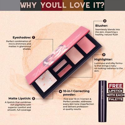 Colorbar Make Up Kit-Head Turner-003 21.9 gm - Face Palettes